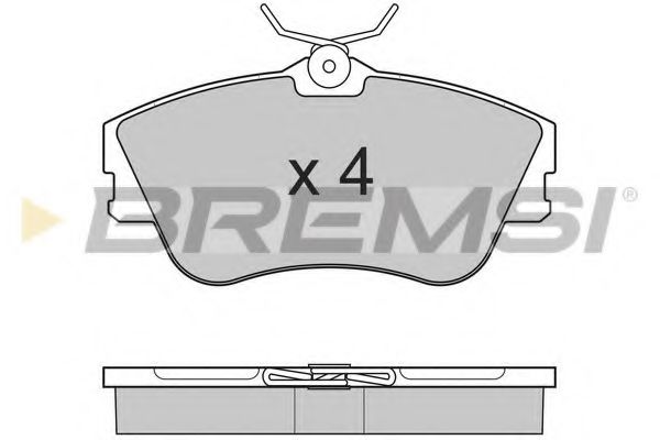 BREMSI BP2625 Тормозные колодки для VOLKSWAGEN (Фольксваген) BREMSI BP2625 Тормозные колодки для VOLKSWAGEN (Фольксваген)