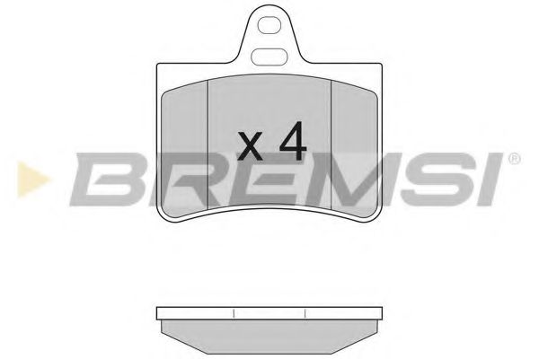 BREMSI BP2938 Тормозные колодки для CITROëN (Cитроëн) BREMSI BP2938 Тормозные колодки для CITROëN (Cитроëн)