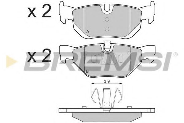 BREMSI BP3194 Тормозные колодки для BMW (Бмв) BREMSI BP3194 Тормозные колодки для BMW (Бмв)