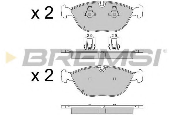 BREMSI BP3571 Тормозные колодки для ROLLSROYCE (Роллсроъcэ) BREMSI BP3571 Тормозные колодки для ROLLSROYCE (Роллсроъcэ)