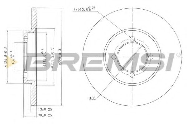BREMSI DBA379S Тормозной диск для MITSUBISHI SAPPORO (Митсубиши/митсубиси Саппоро) BREMSI DBA379S Тормозной диск для MITSUBISHI SAPPORO (Митсубиши/митсубиси Саппоро)