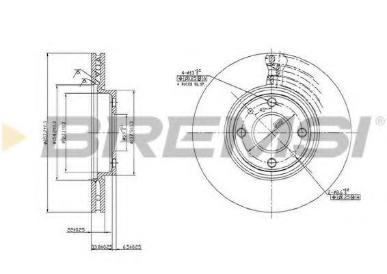 BREMSI DBA762V Тормозной диск для FIAT (Фиат) BREMSI DBA762V Тормозной диск для FIAT (Фиат)