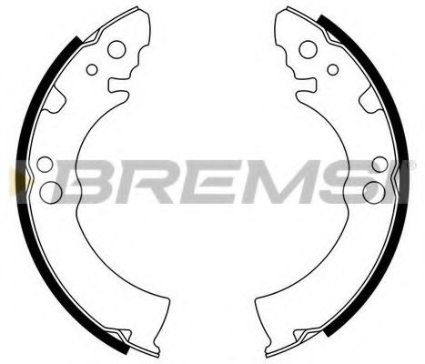 BREMSI GF0004 Тормозные колодоки для NISSAN SILVIA (Ниссан Силvиа) BREMSI GF0004 Тормозные колодоки для NISSAN SILVIA (Ниссан Силvиа)