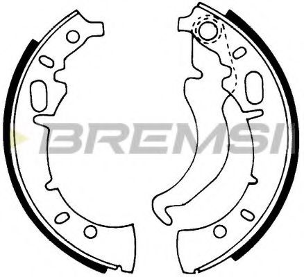 BREMSI GF0011 Тормозные колодоки для AUDI 100 (Ауди 100) BREMSI GF0011 Тормозные колодоки для AUDI 100 (Ауди 100)