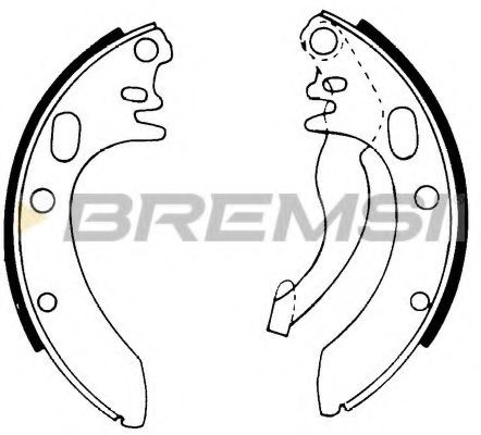 BREMSI GF0013 Тормозные колодоки для AUDI 80 (Ауди 80) BREMSI GF0013 Тормозные колодоки для AUDI 80 (Ауди 80)