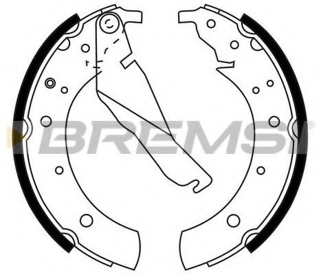 BREMSI GF0075 Тормозные колодоки для BMW (Бмв) BREMSI GF0075 Тормозные колодоки для BMW (Бмв)