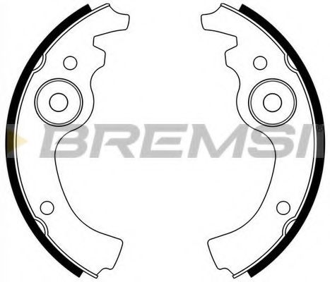 BREMSI GF0141 Тормозные колодоки для FIAT 500 (Фиат 500) BREMSI GF0141 Тормозные колодоки для FIAT 500 (Фиат 500)