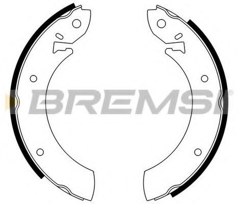 BREMSI GF0206 Тормозные колодоки для FORD GRANADA (Форд Гранада) BREMSI GF0206 Тормозные колодоки для FORD GRANADA (Форд Гранада)