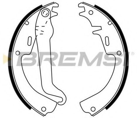 BREMSI GF0345 Тормозные колодоки для OPEL COMMODORE B (Опель Cоммодорэ б) BREMSI GF0345 Тормозные колодоки для OPEL COMMODORE B (Опель Cоммодорэ б)