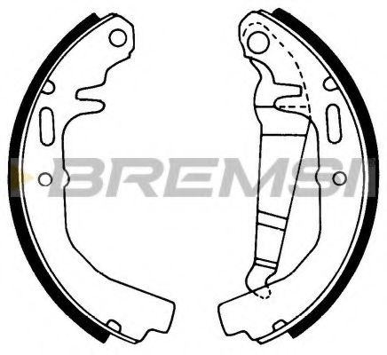 BREMSI GF0347 Тормозные колодоки для OPEL MANTA B CC (Опель Манта б cc) BREMSI GF0347 Тормозные колодоки для OPEL MANTA B CC (Опель Манта б cc)