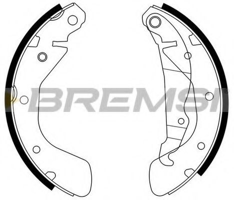 BREMSI GF0354 Тормозные колодоки для CHEVROLET EPICA (Шевроле Эпиcа) BREMSI GF0354 Тормозные колодоки для CHEVROLET EPICA (Шевроле Эпиcа)