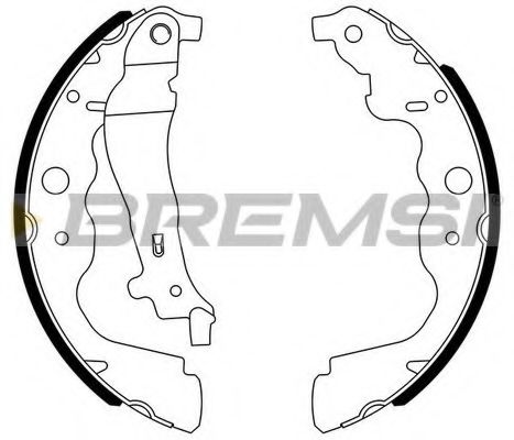 BREMSI GF0390 Тормозные колодоки для RENAULT ZOE (Рено Зоэ) BREMSI GF0390 Тормозные колодоки для RENAULT ZOE (Рено Зоэ)