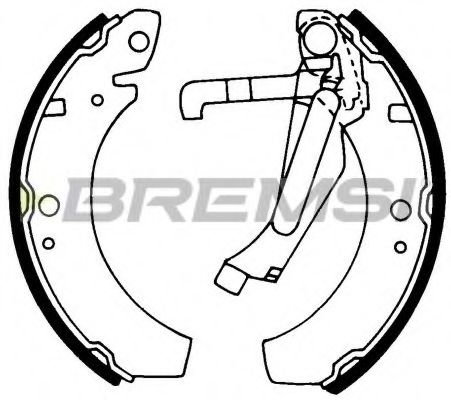 BREMSI GF0541 Тормозные колодоки для VOLKSWAGEN (Фольксваген) BREMSI GF0541 Тормозные колодоки для VOLKSWAGEN (Фольксваген)