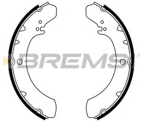 BREMSI GF0678 Тормозные колодоки для DAIHATSU TAFT (Дайхатсу Тафт) BREMSI GF0678 Тормозные колодоки для DAIHATSU TAFT (Дайхатсу Тафт)