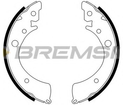 BREMSI GF0701 Тормозные колодоки для HONDA ACCORD II (Хонда Аccорд 2) BREMSI GF0701 Тормозные колодоки для HONDA ACCORD II (Хонда Аccорд 2)