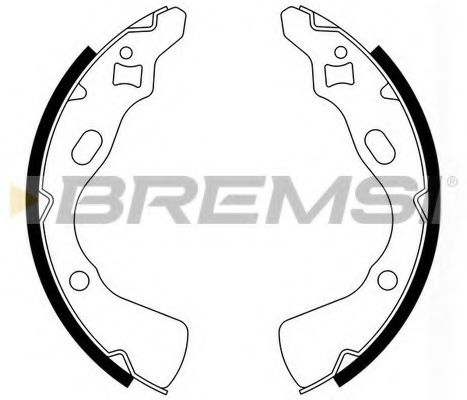 BREMSI GF0770 Тормозные колодоки для MAZDA (Мазда) BREMSI GF0770 Тормозные колодоки для MAZDA (Мазда)