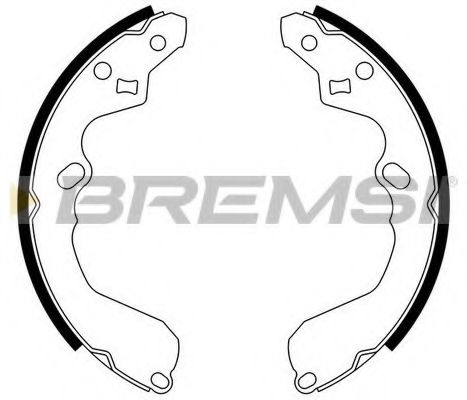 BREMSI GF0791 Тормозные колодоки для KIA CARENS II (Киа Каренс 2) BREMSI GF0791 Тормозные колодоки для KIA CARENS II (Киа Каренс 2)