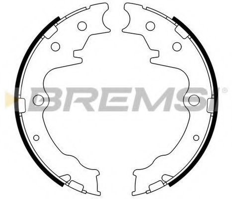 BREMSI GF0802 Тормозные колодоки для MAZDA MPV I (Мазда Мпв 1) BREMSI GF0802 Тормозные колодоки для MAZDA MPV I (Мазда Мпв 1)