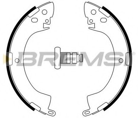 BREMSI GF0813 Тормозные колодоки для MITSUBISHI COLT/RODEO (Митсубиши/митсубиси Cолт/родэо) BREMSI GF0813 Тормозные колодоки для MITSUBISHI COLT/RODEO (Митсубиши/митсубиси Cолт/родэо)