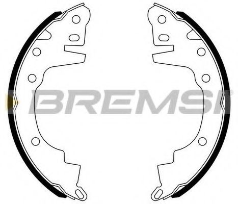 BREMSI GF0814 Тормозные колодоки для MITSUBISHI GALANT II (Митсубиши/митсубиси Галант 2) BREMSI GF0814 Тормозные колодоки для MITSUBISHI GALANT II (Митсубиши/митсубиси Галант 2)