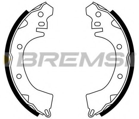 BREMSI GF0815 Тормозные колодоки для MITSUBISHI ETERNA III (Митсубиши/митсубиси Этэрна 3) BREMSI GF0815 Тормозные колодоки для MITSUBISHI ETERNA III (Митсубиши/митсубиси Этэрна 3)