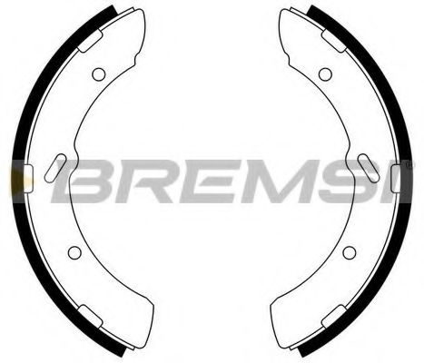 BREMSI GF0829 Тормозные колодоки для DAIHATSU DELTA (Дайхатсу Дэлта) BREMSI GF0829 Тормозные колодоки для DAIHATSU DELTA (Дайхатсу Дэлта)
