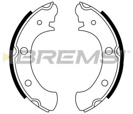 BREMSI GF0880 Тормозные колодоки для SUBARU (Субару) BREMSI GF0880 Тормозные колодоки для SUBARU (Субару)