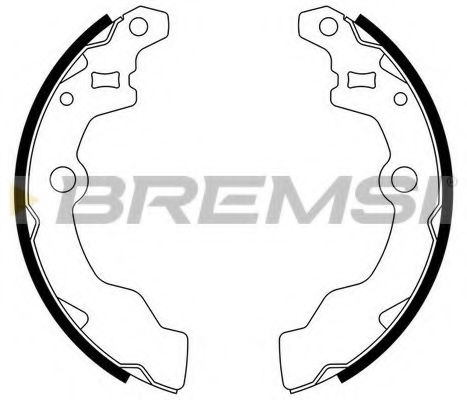 BREMSI GF0882 Тормозные колодоки для SUBARU (Субару) BREMSI GF0882 Тормозные колодоки для SUBARU (Субару)