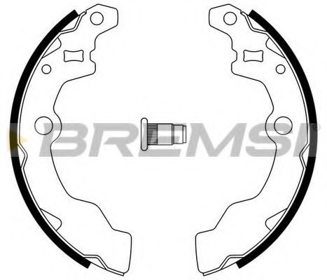BREMSI GF0882A Тормозные колодоки для SUBARU (Субару) BREMSI GF0882A Тормозные колодоки для SUBARU (Субару)
