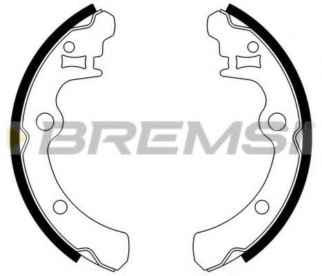 BREMSI GF0883 Тормозные колодоки для SUBARU (Субару) BREMSI GF0883 Тормозные колодоки для SUBARU (Субару)