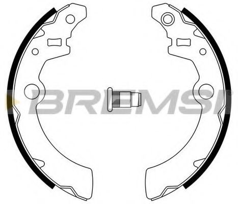 BREMSI GF0896 Тормозные колодоки для SUBARU (Субару) BREMSI GF0896 Тормозные колодоки для SUBARU (Субару)