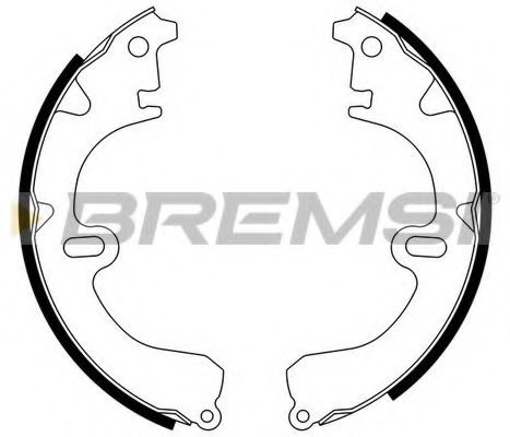 BREMSI GF0934 Тормозные колодоки для TOYOTA COROLLA FX (Тойота/тоета Cоролла инфинити фх) BREMSI GF0934 Тормозные колодоки для TOYOTA COROLLA FX (Тойота/тоета Cоролла инфинити фх)