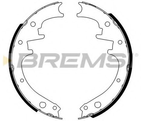 BREMSI GF4263 Тормозные колодоки для FORD-USA (Форд-уса) BREMSI GF4263 Тормозные колодоки для FORD-USA (Форд-уса)