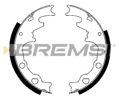 BREMSI GF4569 Тормозные колодоки для FORD-USA (Форд-уса) BREMSI GF4569 Тормозные колодоки для FORD-USA (Форд-уса)