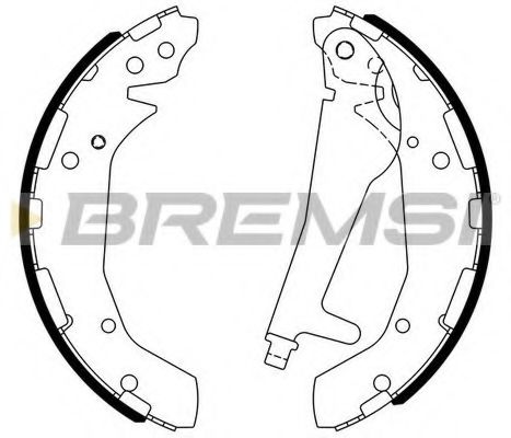 BREMSI GF4800 Тормозные колодоки для CHRYSLER CIRRUS (Крайслер Cиррус) BREMSI GF4800 Тормозные колодоки для CHRYSLER CIRRUS (Крайслер Cиррус)
