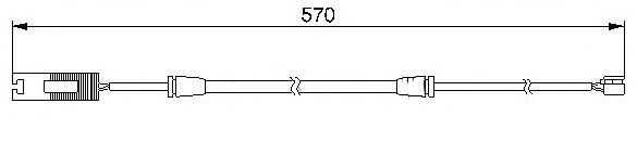 BREMSI WI0530 Сигнализатор, износ тормозных колодок 