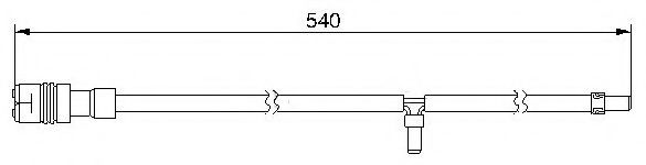 BREMSI WI0545 Сигнализатор, износ тормозных колодок 