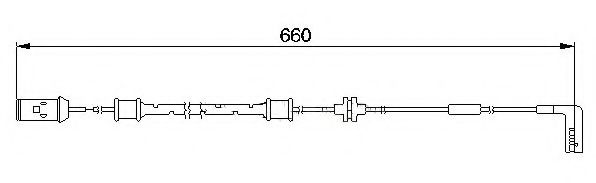 BREMSI WI0560 Сигнализатор, износ тормозных колодок 