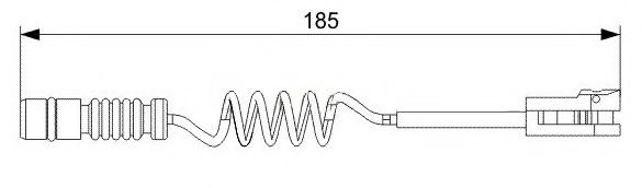 BREMSI WI0620 Сигнализатор, износ тормозных колодок для MERCEDES-BENZ SPRINTER CLASSIC 3,5-T (Мэрcэдэс-бэнз Спринтэр cлассиc 3,5-т) BREMSI WI0620 Сигнализатор, износ тормозных колодок для MERCEDES-BENZ SPRINTER CLASSIC 3,5-T (Мэрcэдэс-бэнз Спринтэр cлассиc 3,5-т)