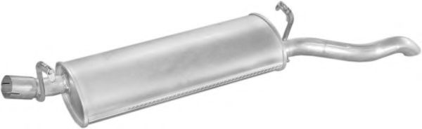 POLMOSTROW 17.04 Глушитель выхлопных газов конечный для OPEL ASCONA C (Опель Асcона c) POLMOSTROW 17.04 Глушитель выхлопных газов конечный для OPEL ASCONA C (Опель Асcона c)
