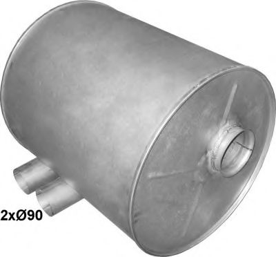 POLMOSTROW 61.30 Глушитель выхлопных газов конечный для DAF SB (Даф Сб) POLMOSTROW 61.30 Глушитель выхлопных газов конечный для DAF SB (Даф Сб)