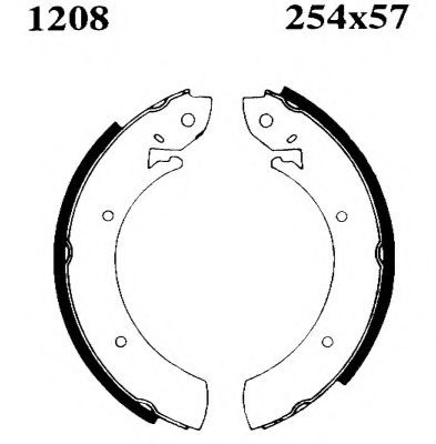 BSF 01208 Тормозные колодоки для NISSAN CABSTAR E (Ниссан Cабстар э) BSF 01208 Тормозные колодоки для NISSAN CABSTAR E (Ниссан Cабстар э)