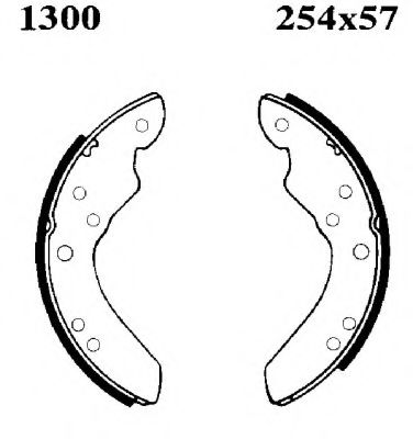 BSF 01300 Тормозные колодоки 