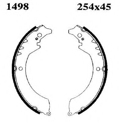 BSF 06447 Тормозные колодоки 