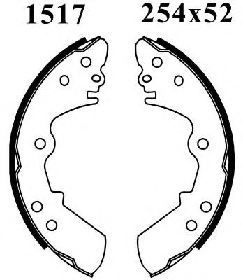 BSF 06249 Тормозные колодоки 