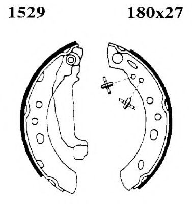 BSF 06286 Тормозные колодоки 