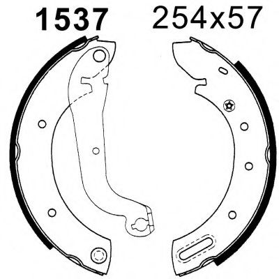 BSF 06300 Тормозные колодоки 