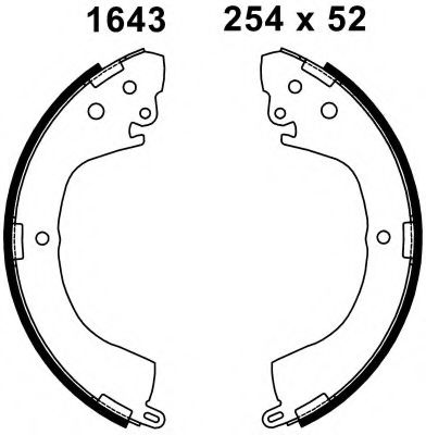 BSF 06503 Тормозные колодоки 