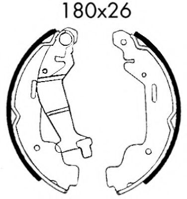 BSF 06440 Тормозные колодоки 