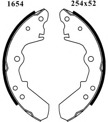 BSF 06401 Тормозные колодоки 